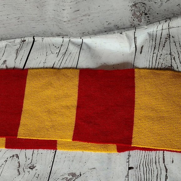 Harry Potter Gryffindor leather crest Scarf 60" costume Halloween - Picture 3 of 5